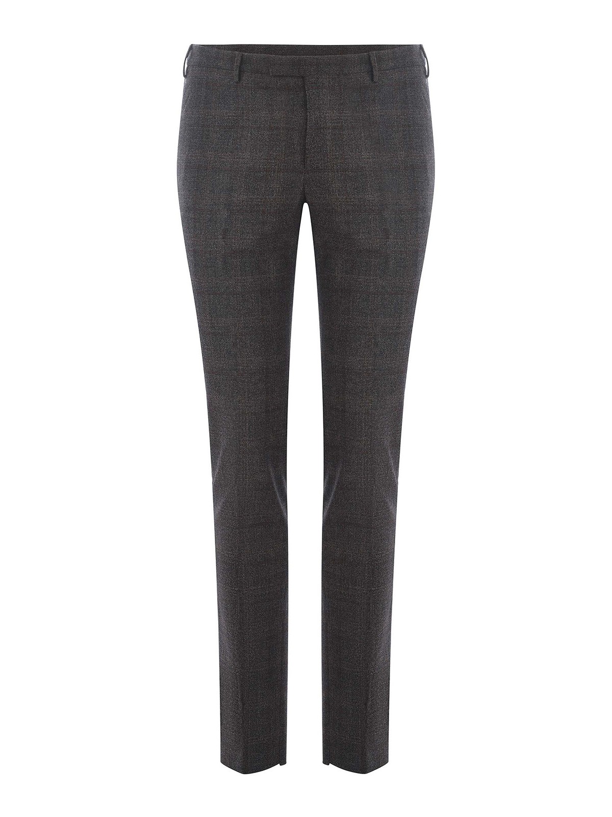 Pantaloni in Lana Check pt01