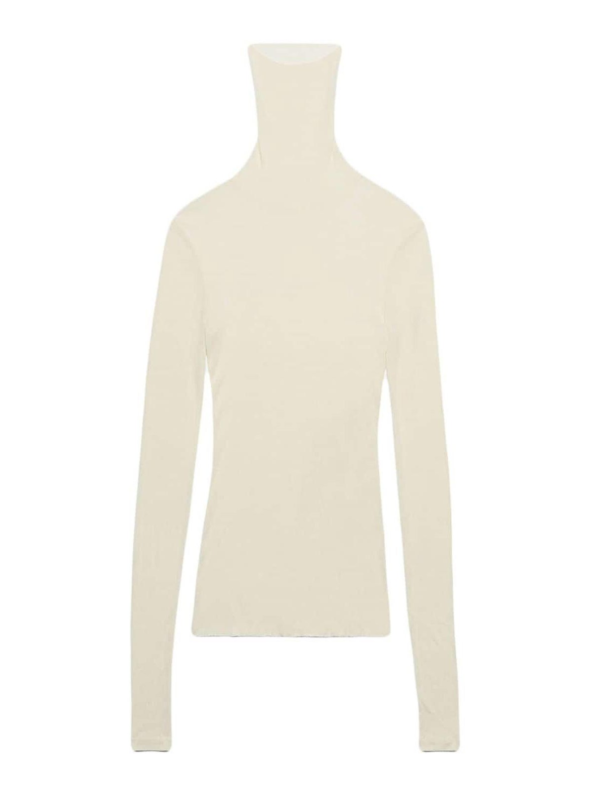 Top a Costine con Collo Alto