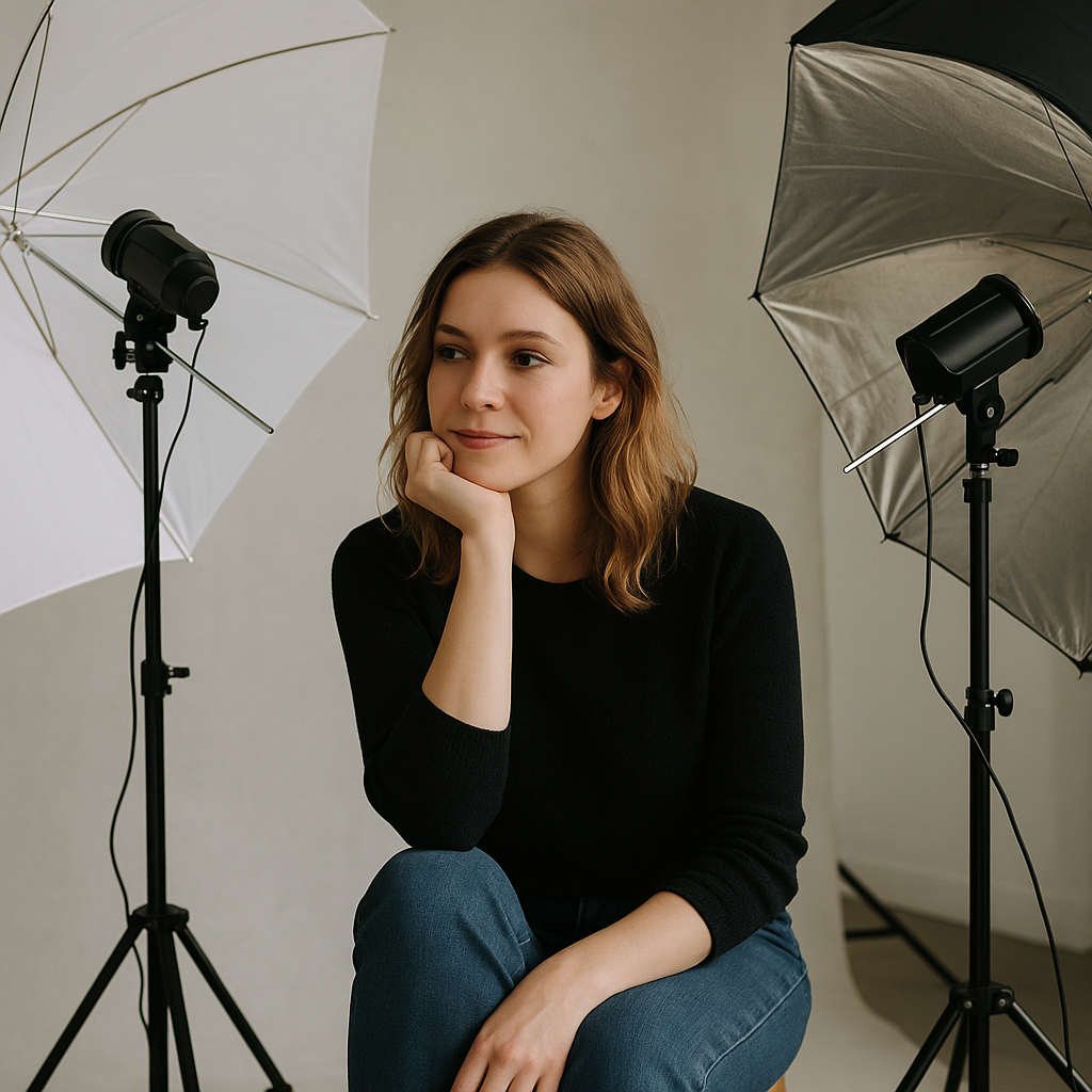 Ombrelli per fotografia: usi creativi in studio