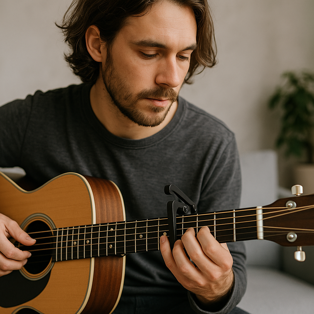 Capotasti mobili: utilizzi creativi per chitarra