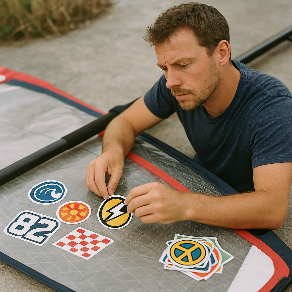 Adesivi per windsurf: guida alla scelta