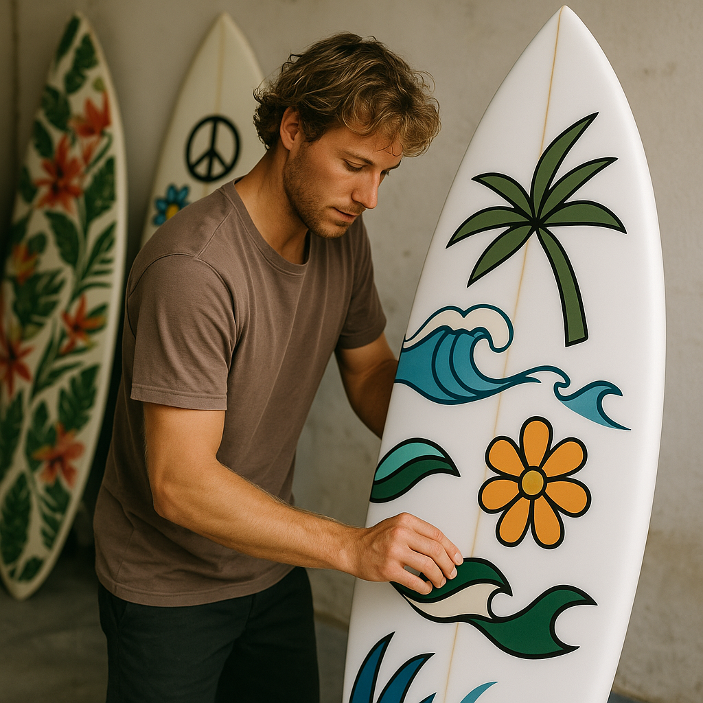 Decalcomanie per tavole da surf: tendenze del 2023