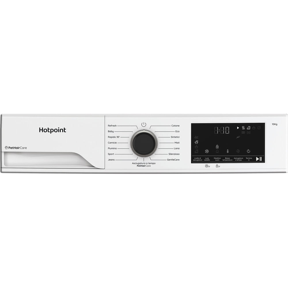 Asciugatrice Hotpoint Ariston a Pompa di Calore HPT 104D BS IT - Délica, 10 kg