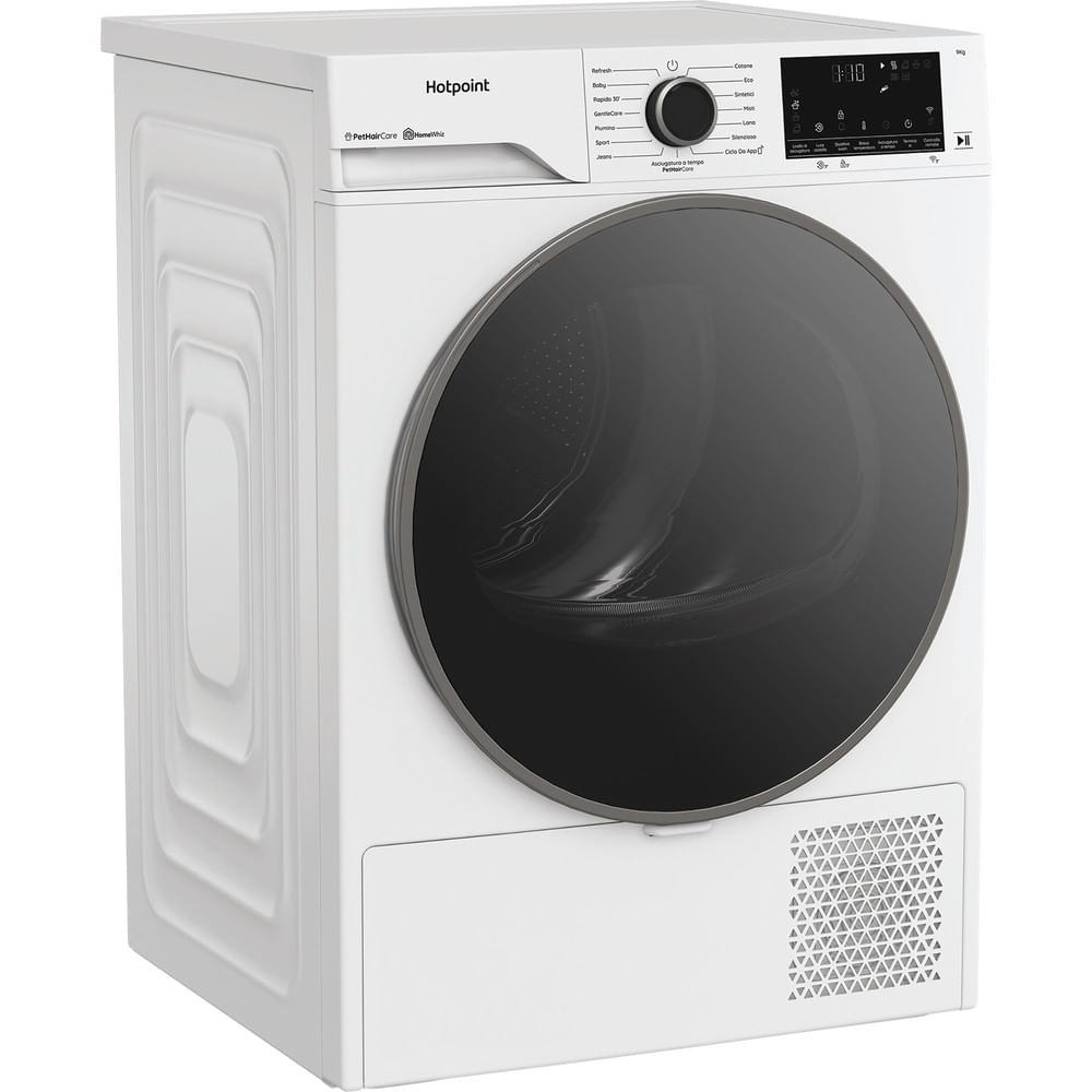 Asciugatrice Hotpoint Ariston a Pompa di Calore 9 kg - HPT 96D BS IT - Délica