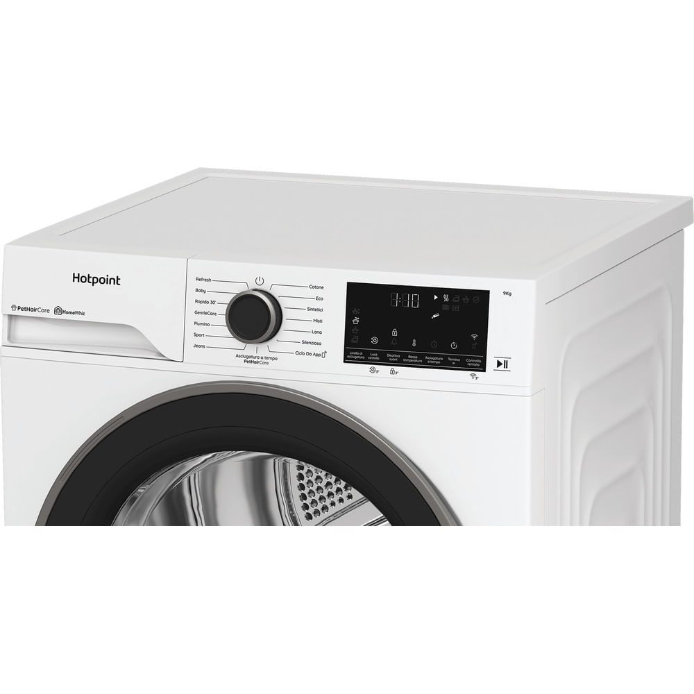 Asciugatrice Hotpoint Ariston a Pompa di Calore 8 kg - HPT 95D BS IT - Délica
