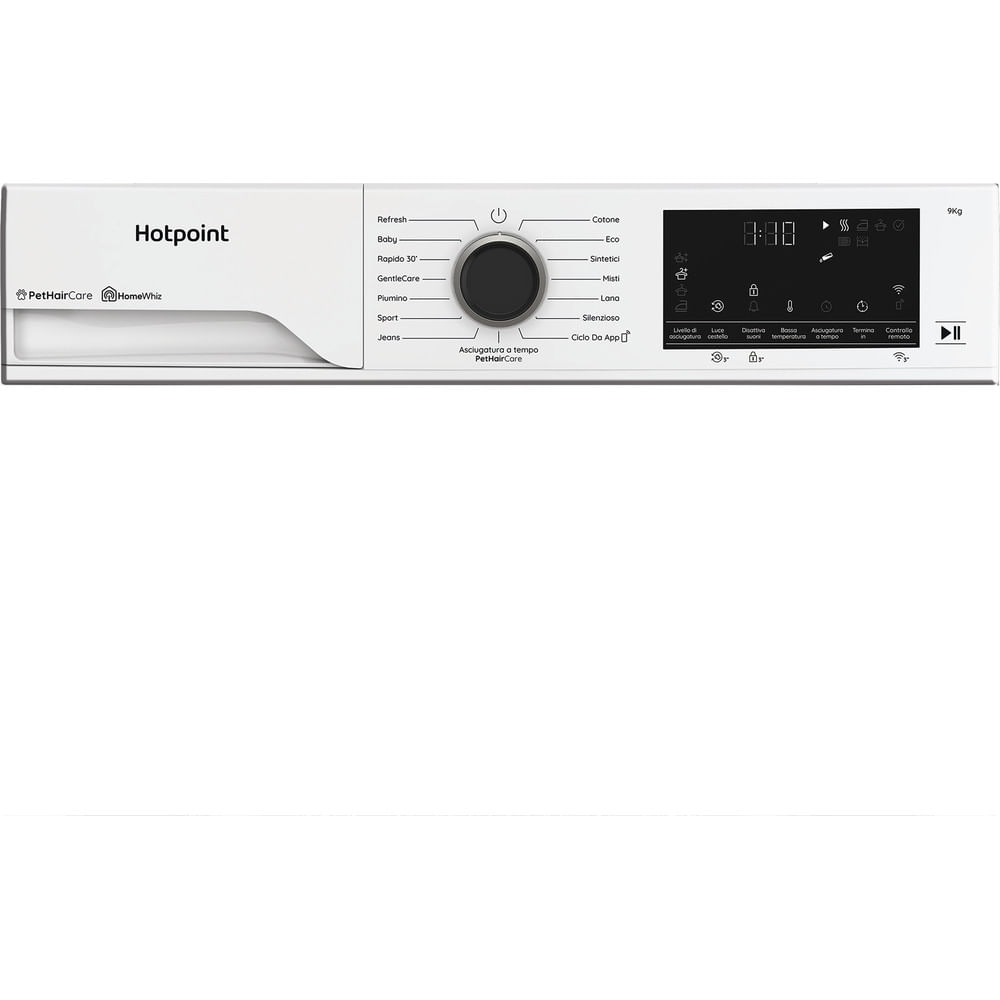 Asciugatrice Hotpoint Ariston a Pompa di Calore 8 kg - HPT 95D BS IT - Délica