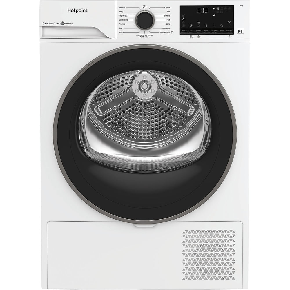 Asciugatrice Hotpoint Ariston a Pompa di Calore 8 kg - HPT 95D BS IT - Délica