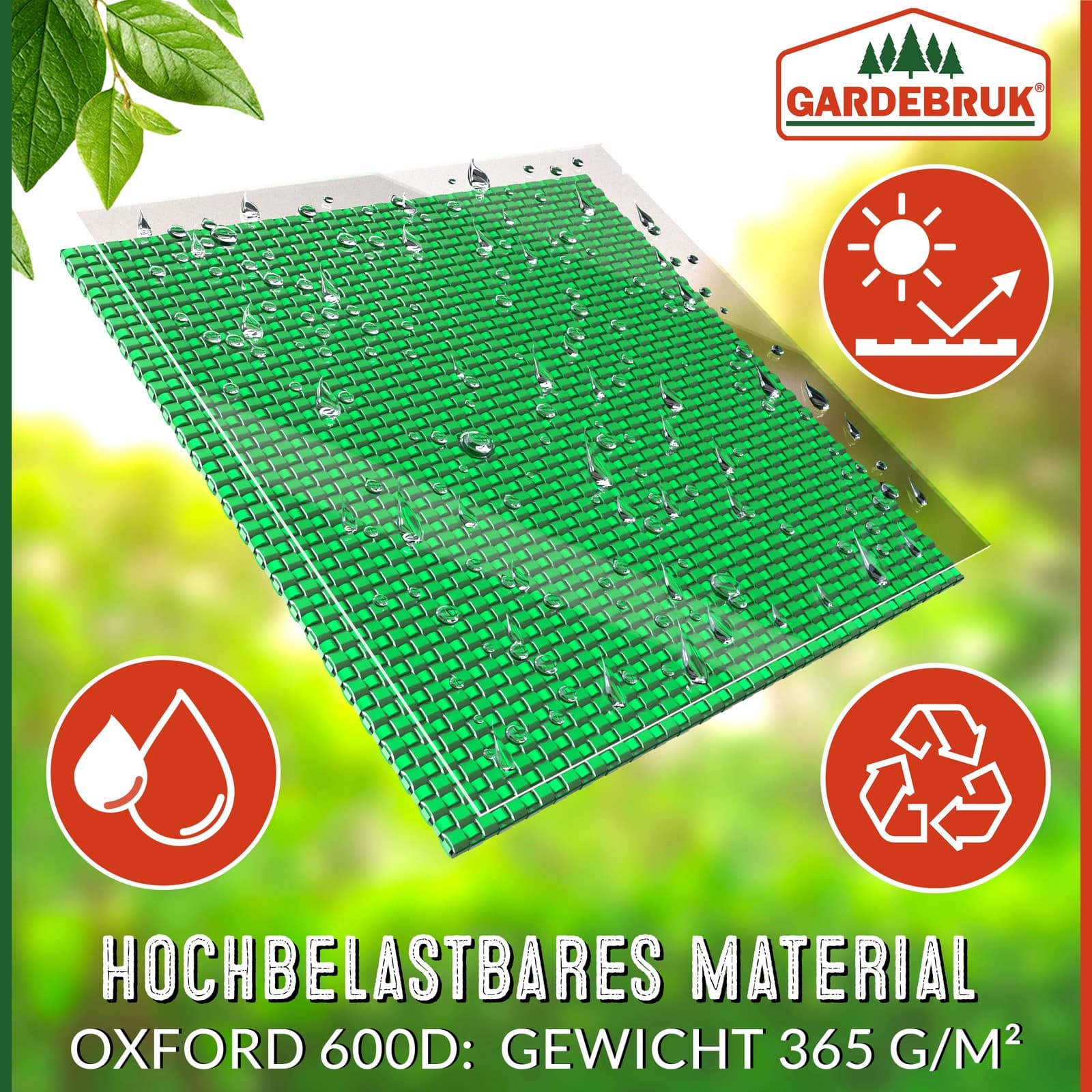 Set di 3 Sacchi da Giardino Verdi da 85L - Pop-Up