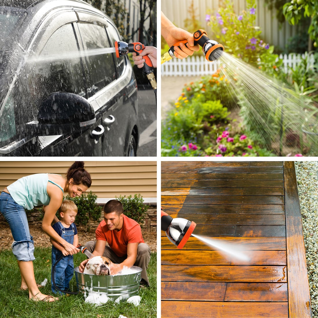 Tubo per irrigazione nero 15 m flessibile