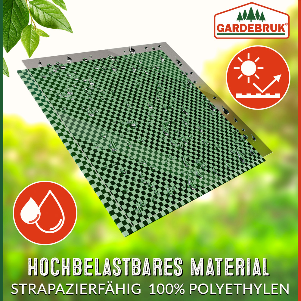 Set di 6 sacchi per rifiuti da giardino verdi da 280 litri ciascuno