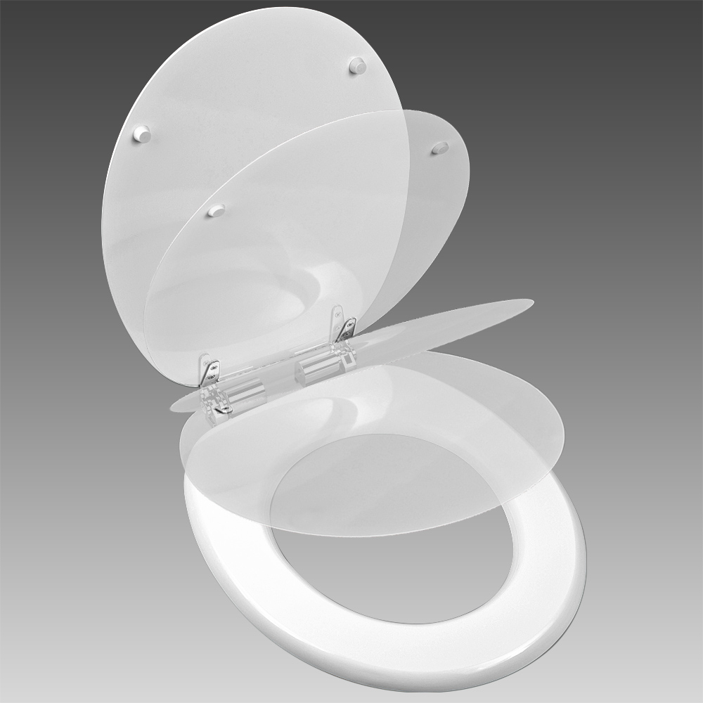 Copriwater Nero con Chiusura Ammortizzata – Resistente e Silenzioso