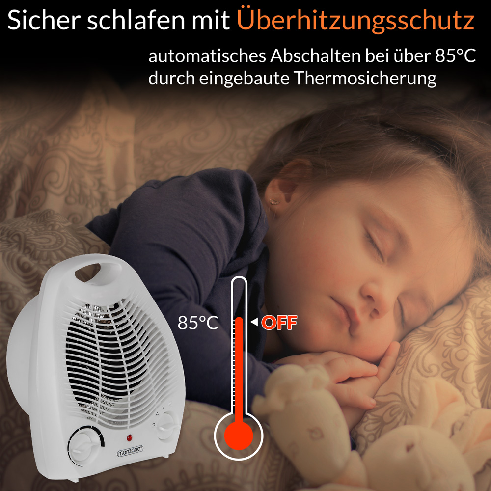 Termoventilatore Monzana: 3 Modalità per il Calore Ideale