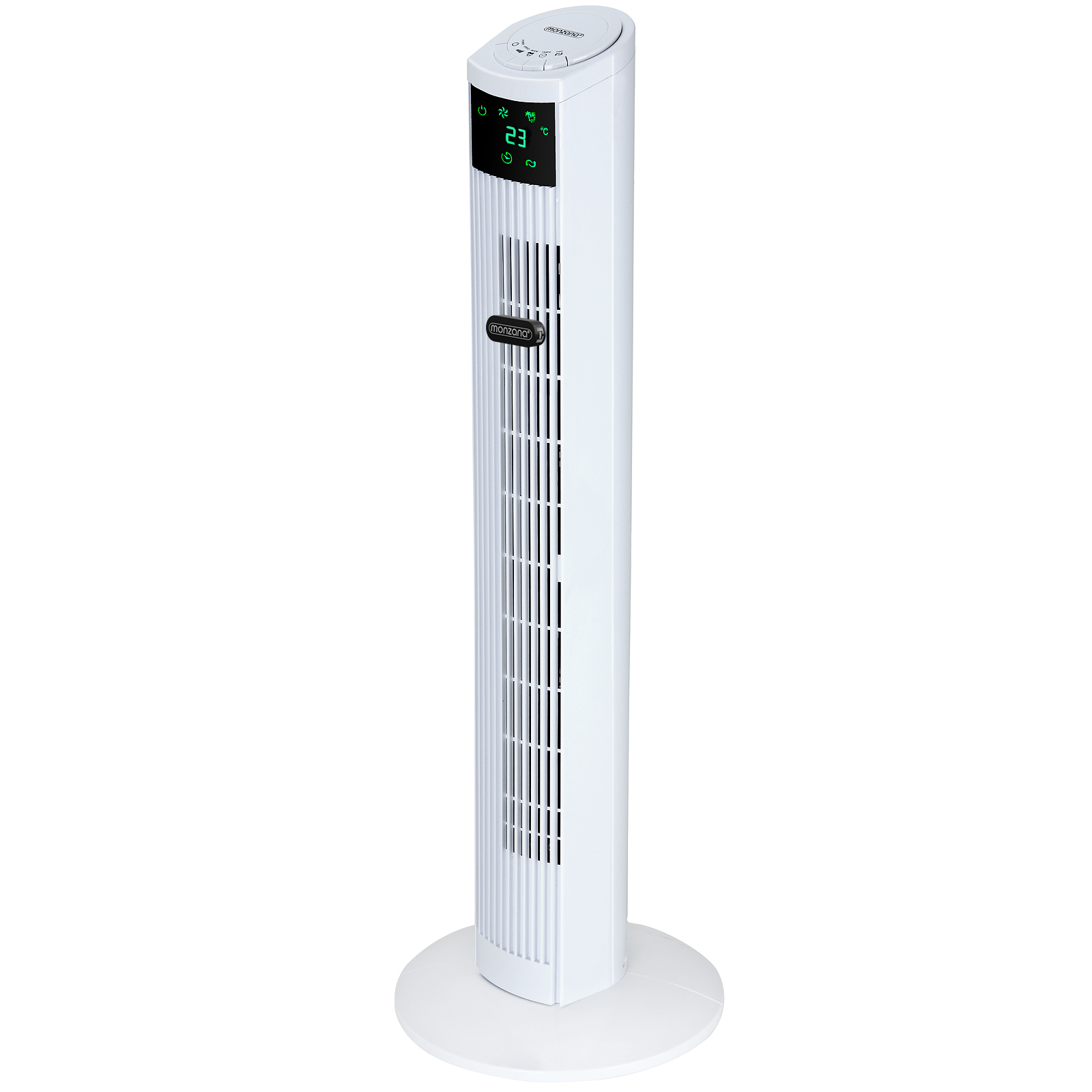 Ventilatore a Torre Oscillante 90° con Telecomando 45W