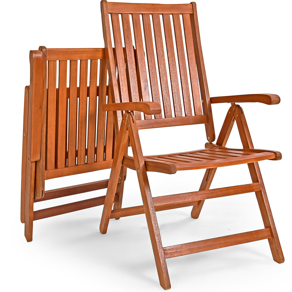 Set di Tavolo e Sedie Moreno 8+1 in legno Certificato FSC®