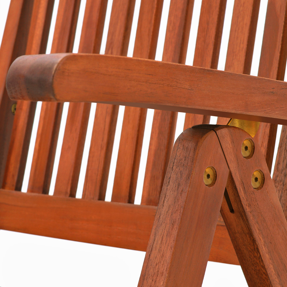 Set di Tavolo e Sedie Moreno 8+1 in legno Certificato FSC®