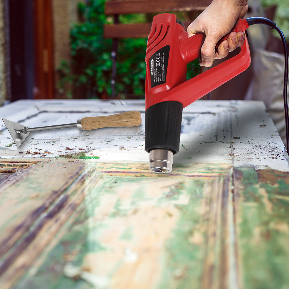 Pistola termica 2000 Watt incluso accessori e valigia