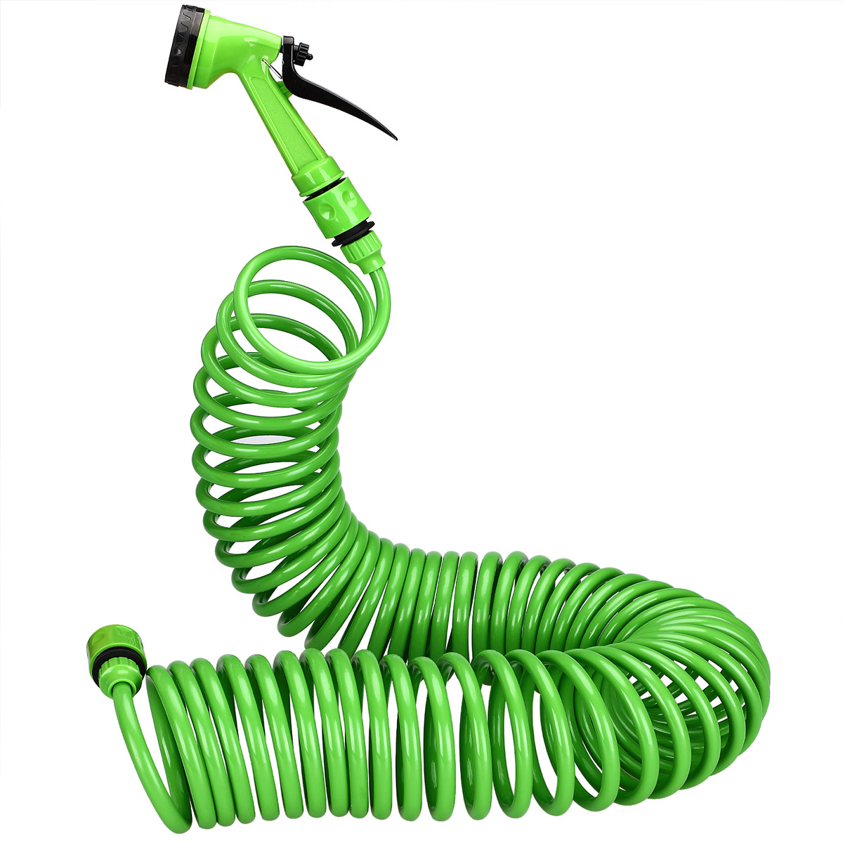 Tubo da Giardino Spirale con Pistola a Spruzzo 15m