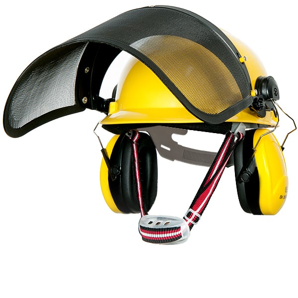 Casco Antinfortunistico con Cuffia Antirumore - Protezione Totale