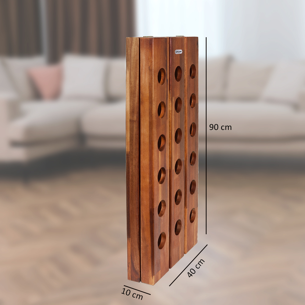 Portavini marrone 87 x 40 x 55 cm