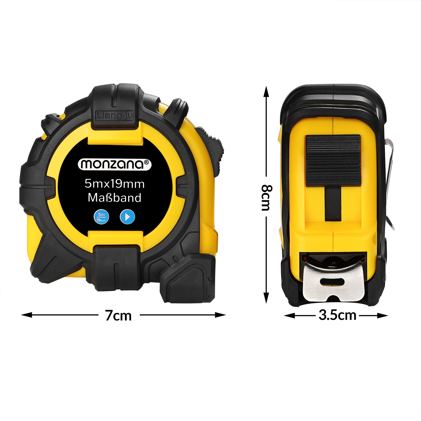 Metro a Nastro 5m x 19mm: Precisione e Resistenza