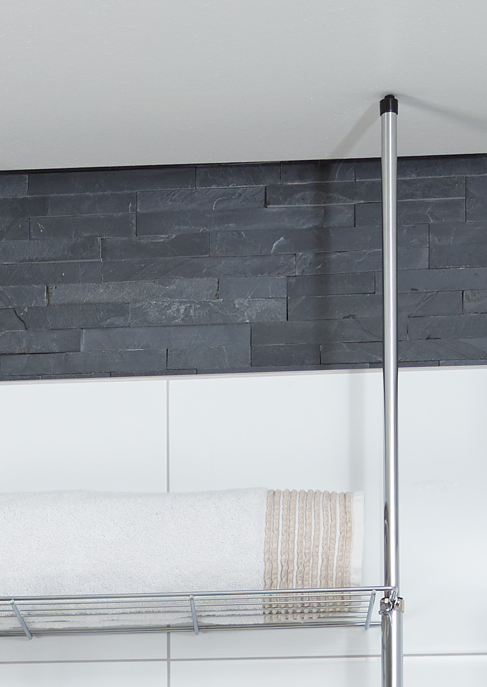 Scaffale Telescopico Cromato 180-270cm - Deuba