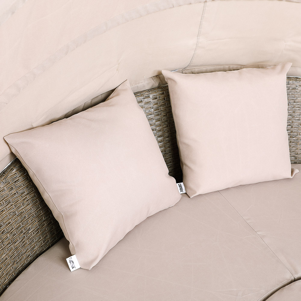 Isola prendisole scomponibile Crema Ø185cm