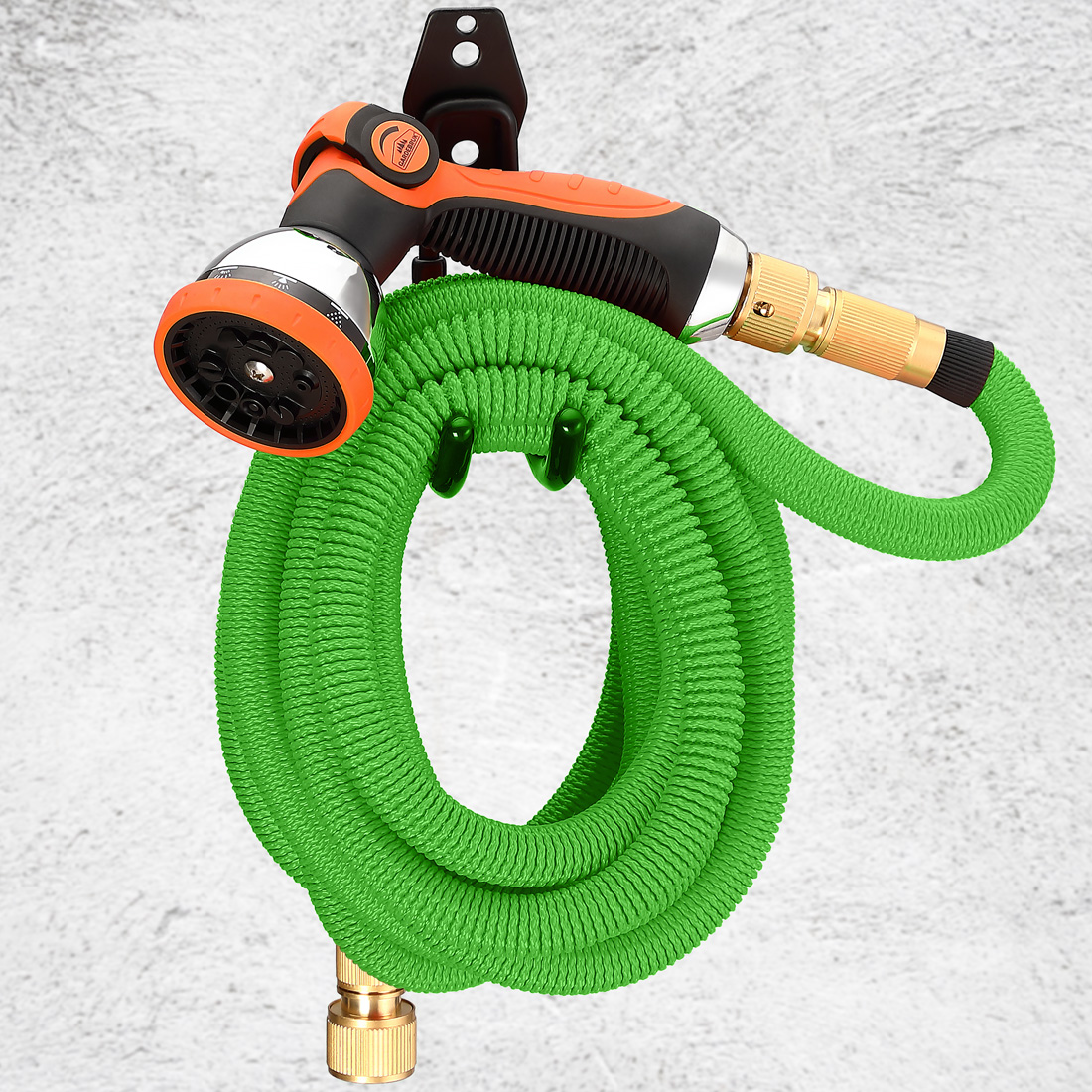 Tubo per irrigazione verde 7,5m flessibile