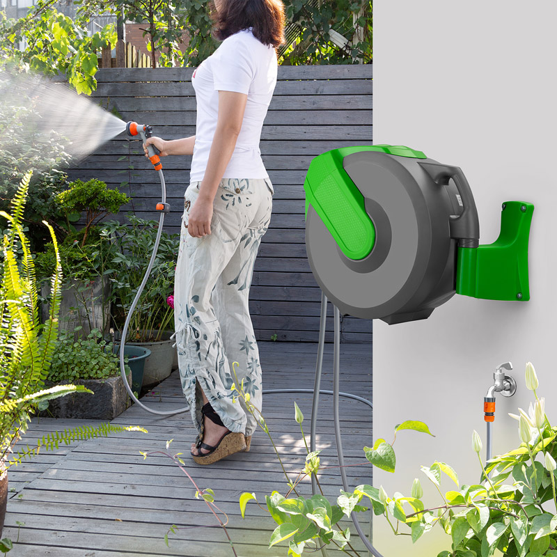 Avvolgitubo da Giardino 30m Automatico GB302ND