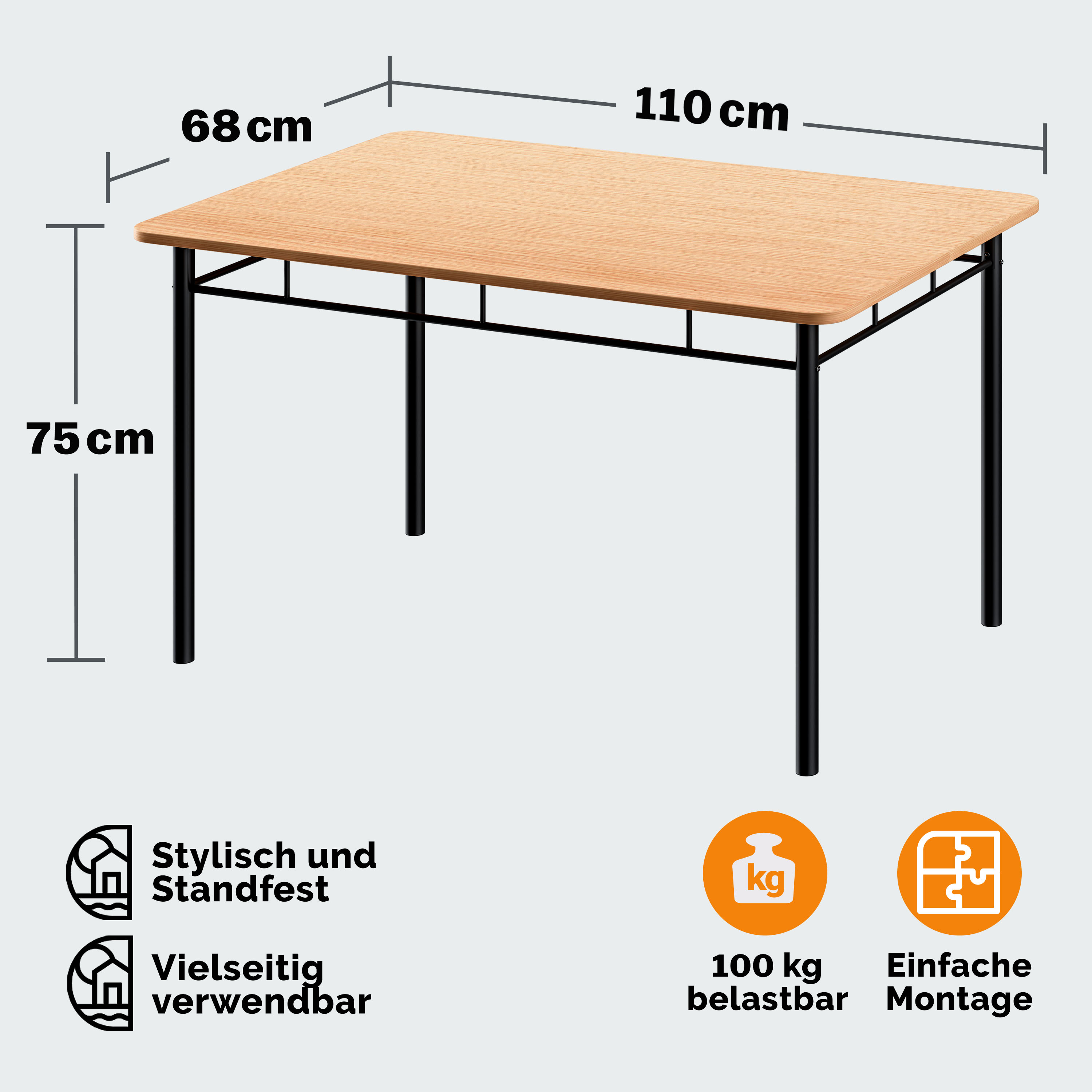 Gruppo di Sedute Leo 5 Pezzi Faggio CASARIA®