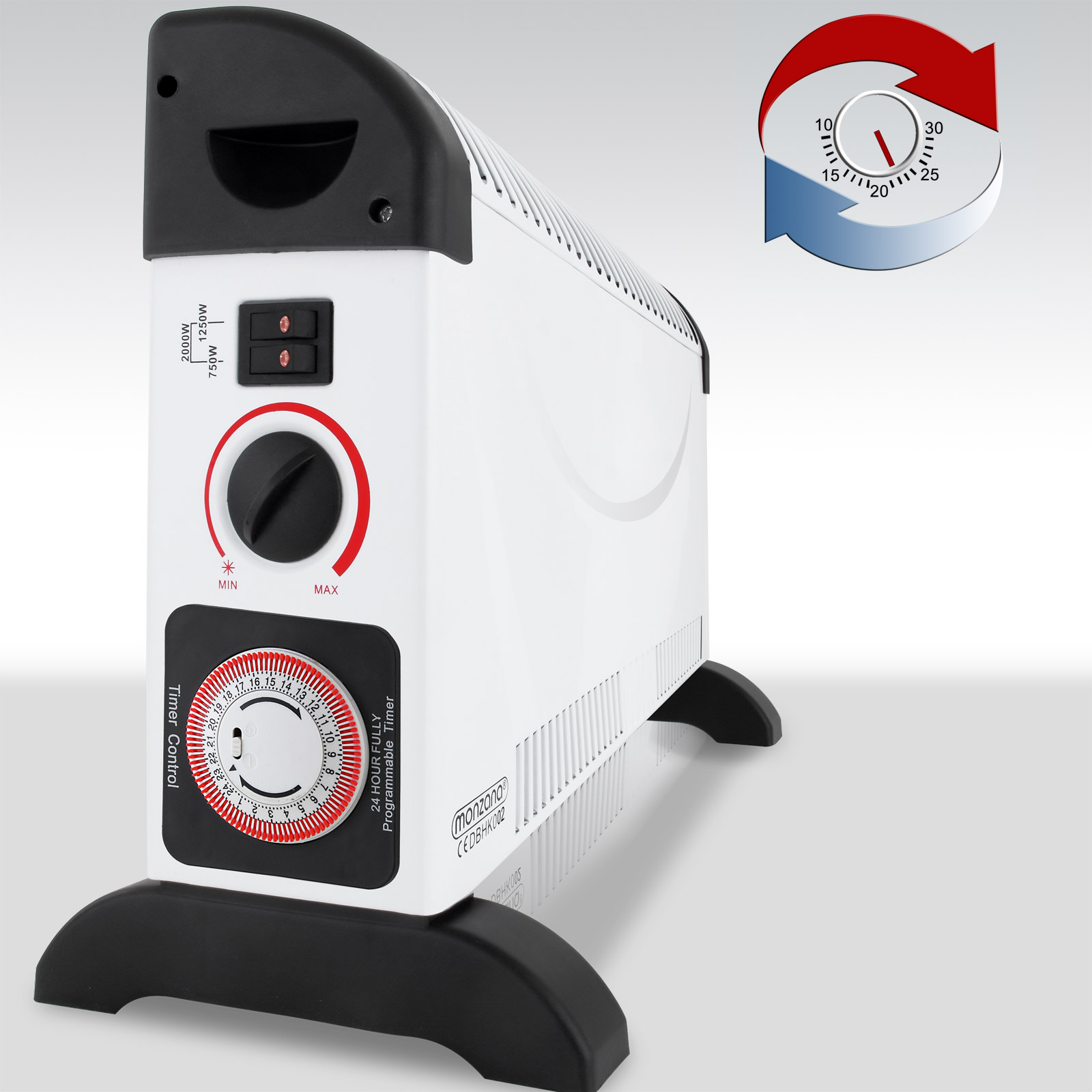 Convettore 2000W con Timer