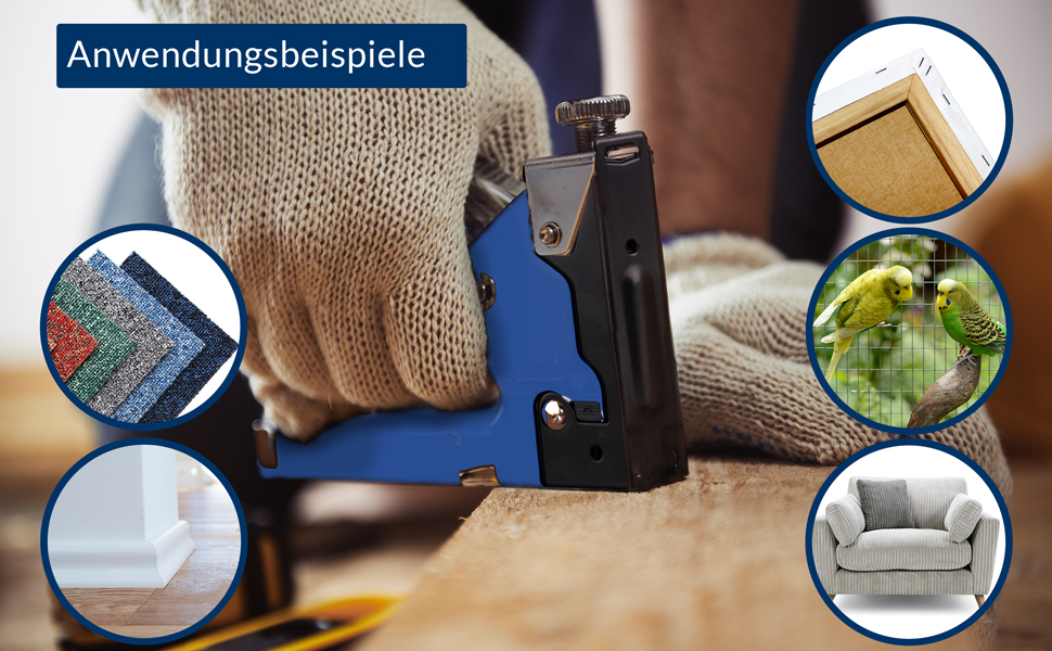 Pinzatrice Manuale 2in1: 1000 Punti + 500 Chiodi - Perfetta per Artigianato e Ristrutturazioni