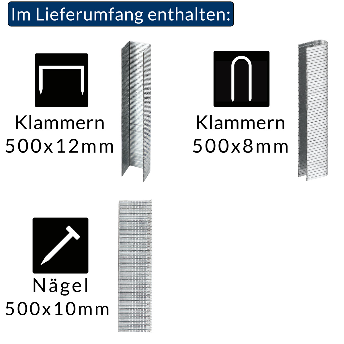 Pinzatrice Manuale 2in1: 1000 Punti + 500 Chiodi - Perfetta per Artigianato e Ristrutturazioni