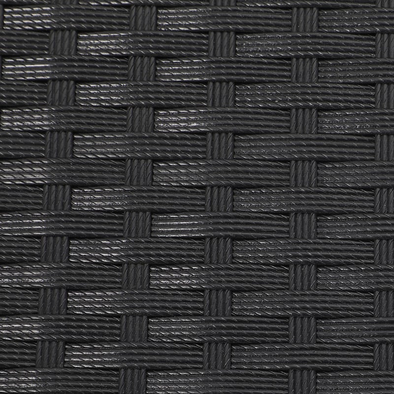 Gazebo da giardino antracide polyrattan 3x4m