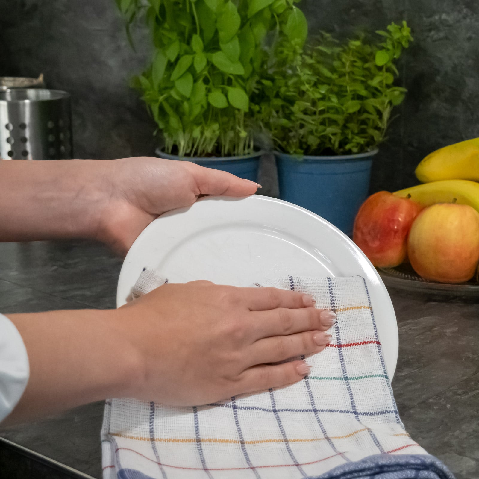 Set di 50 Strofinacci da Cucina in Cotone 100% 50x70cm