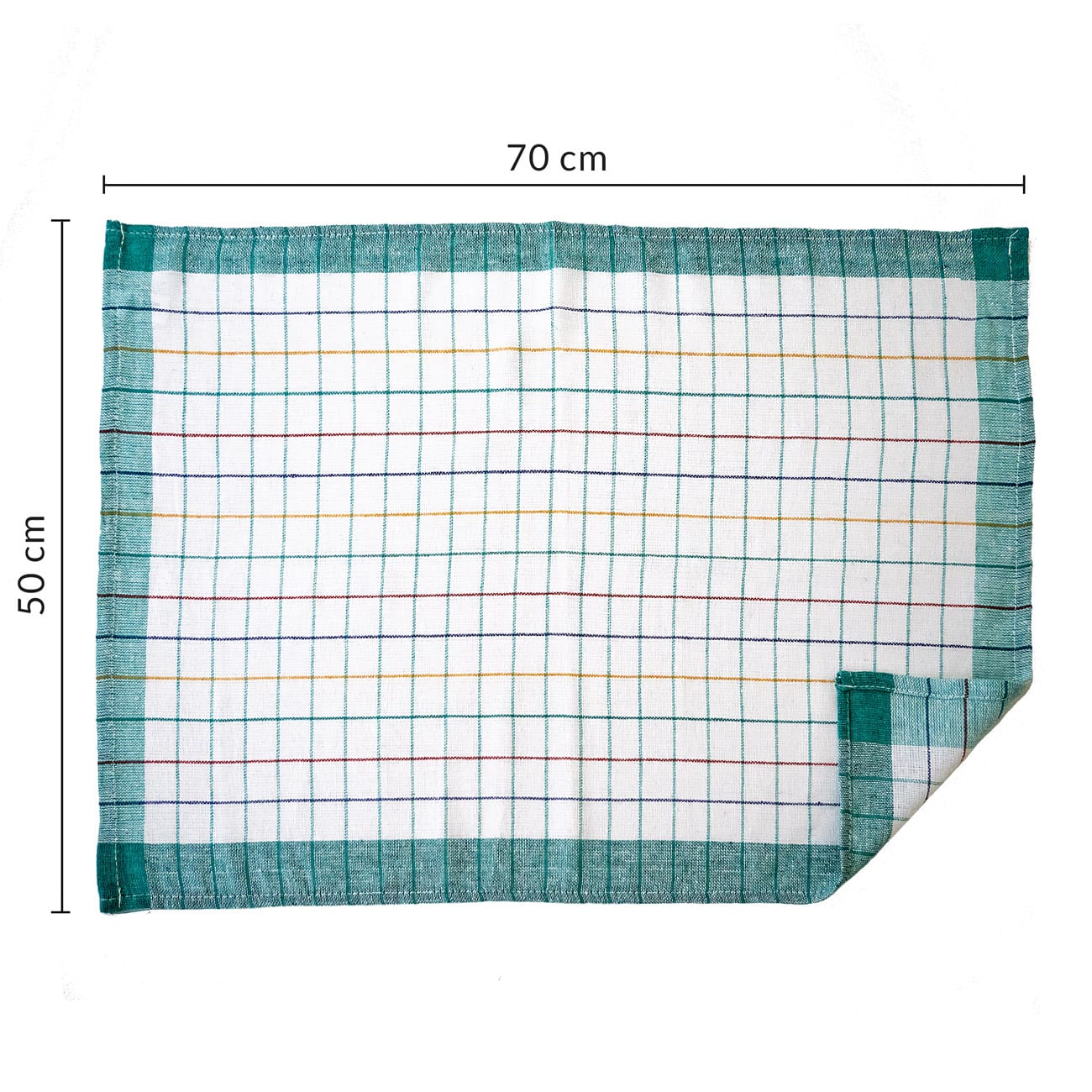 Set di 50 Strofinacci da Cucina in Cotone 100% 50x70cm