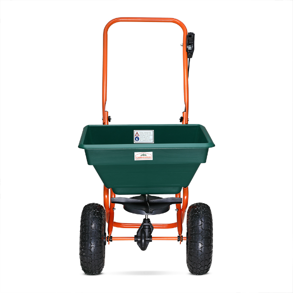 Carrello Concimatore Verde 20 Litri: Distribuzione Facile per il Giardino
