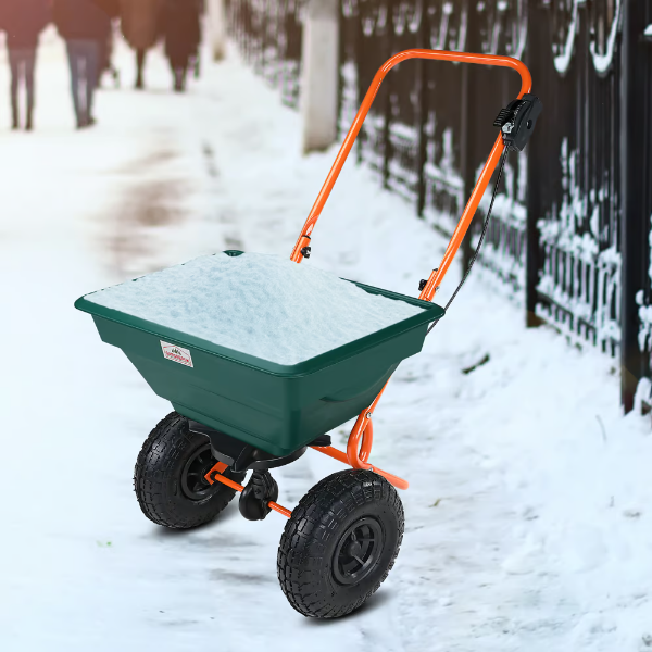 Carrello Concimatore Verde 20 Litri: Distribuzione Facile per il Giardino