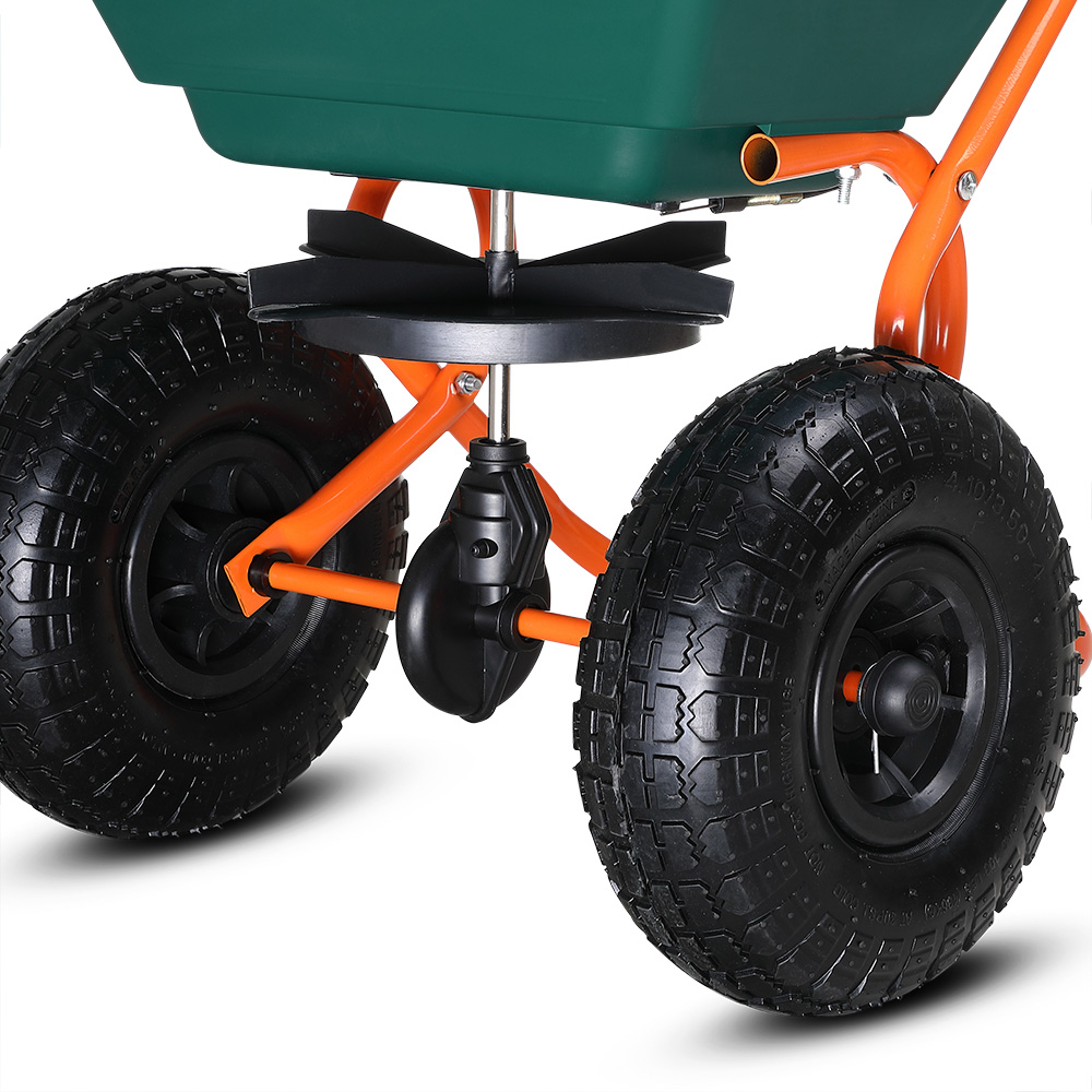 Carrello Concimatore Verde 20 Litri: Distribuzione Facile per il Giardino
