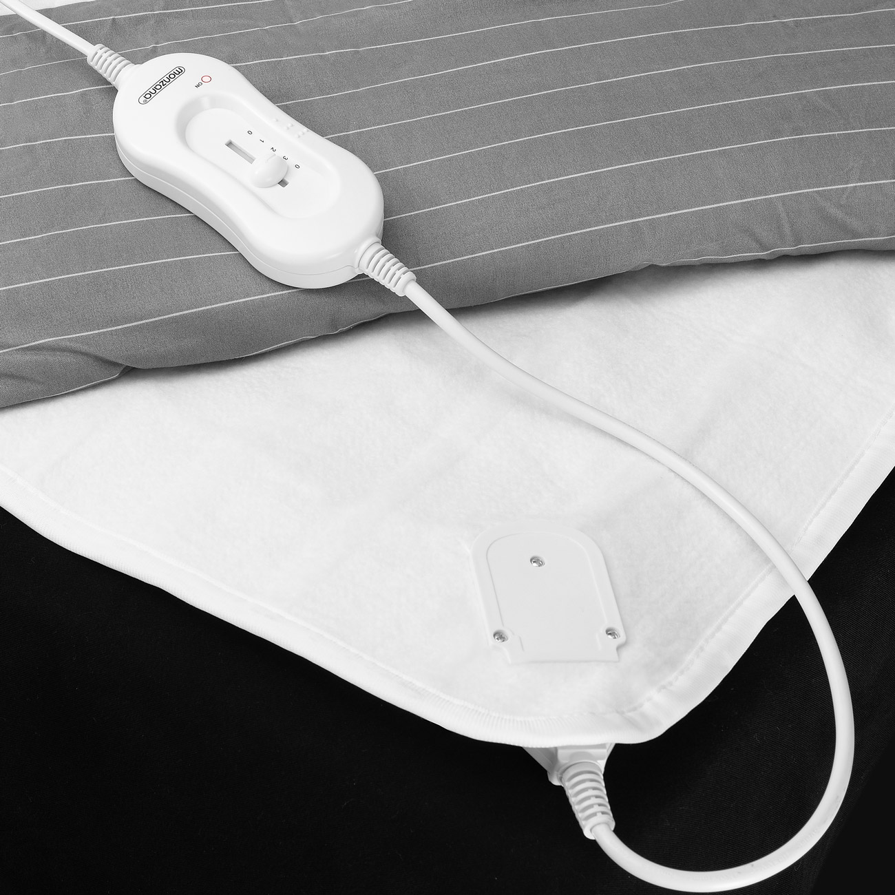 Coprimaterasso riscaldato bianco 150 x 80 cm