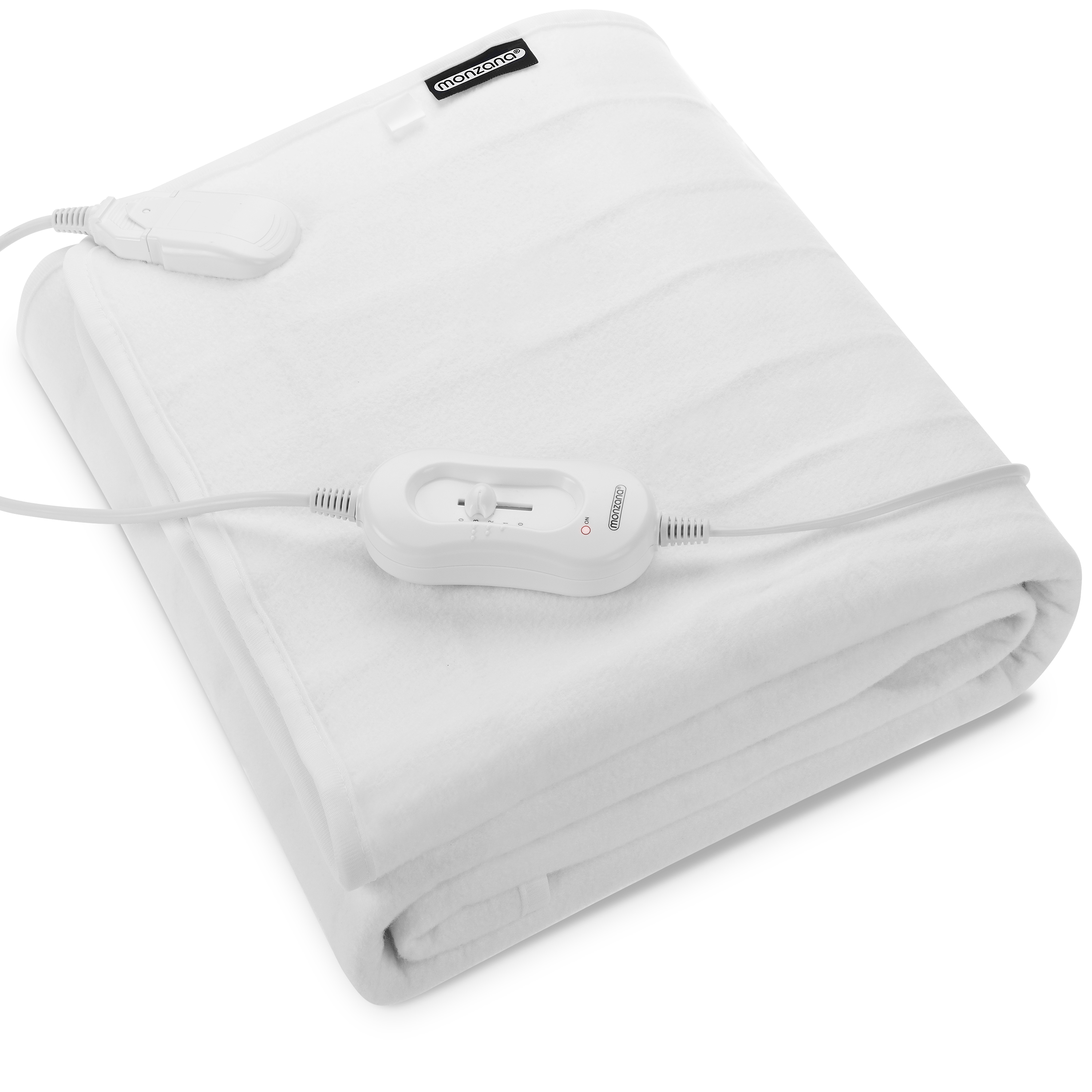 Coprimaterasso riscaldato bianco 150 x 80 cm