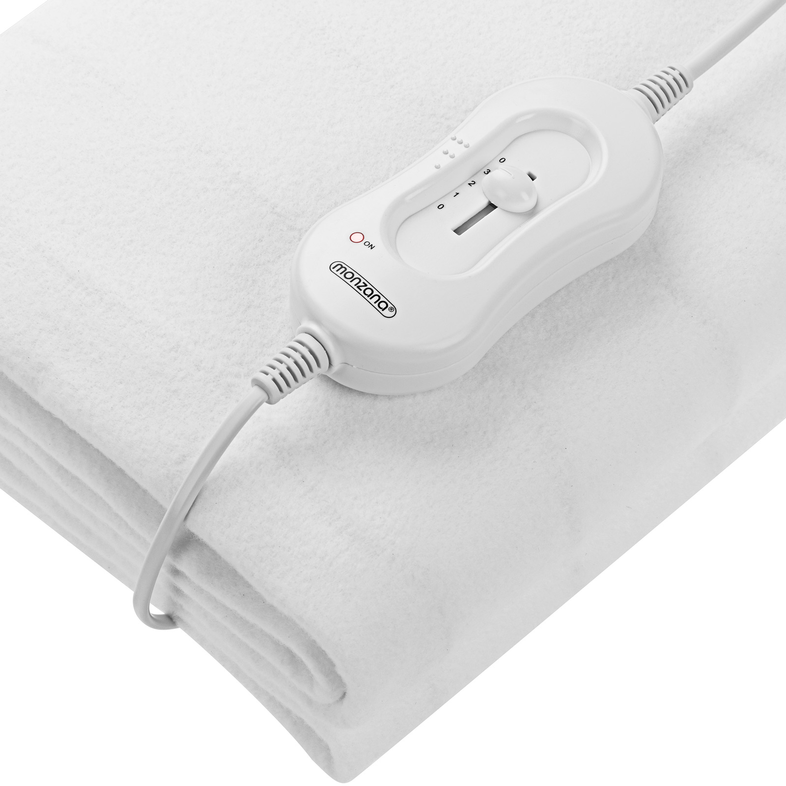 Coprimaterasso riscaldato bianco 150 x 80 cm