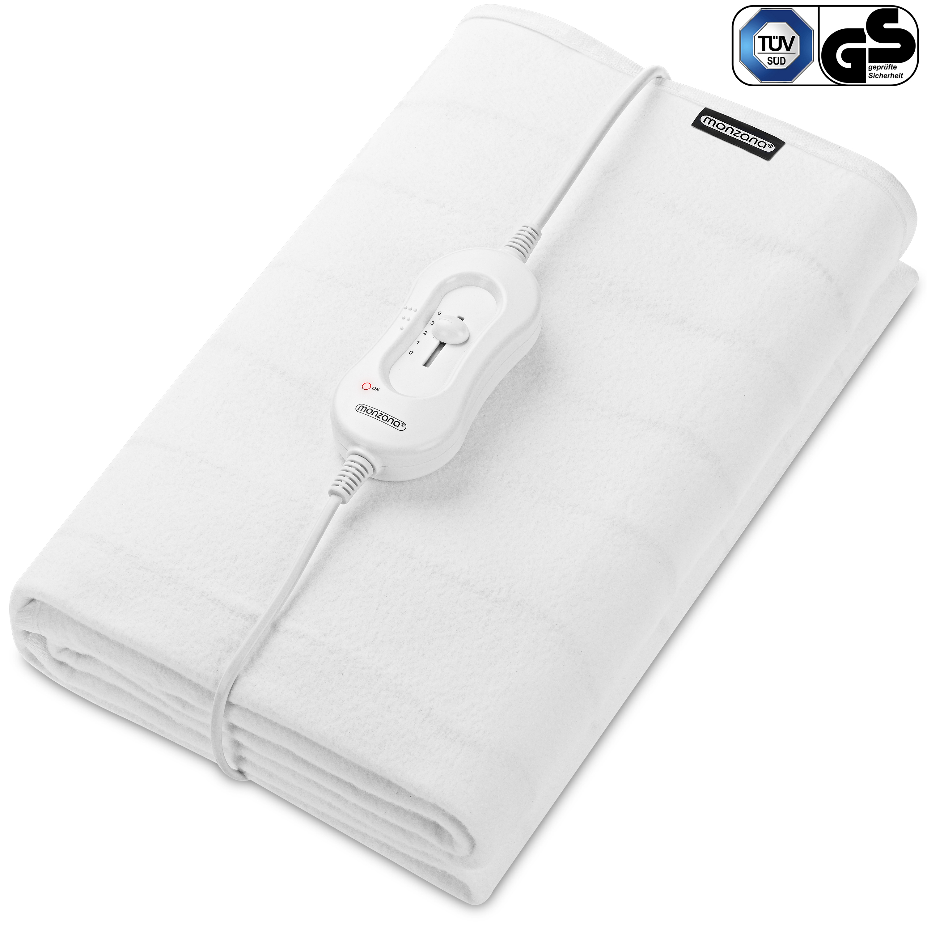 Coprimaterasso riscaldato bianco 150 x 80 cm