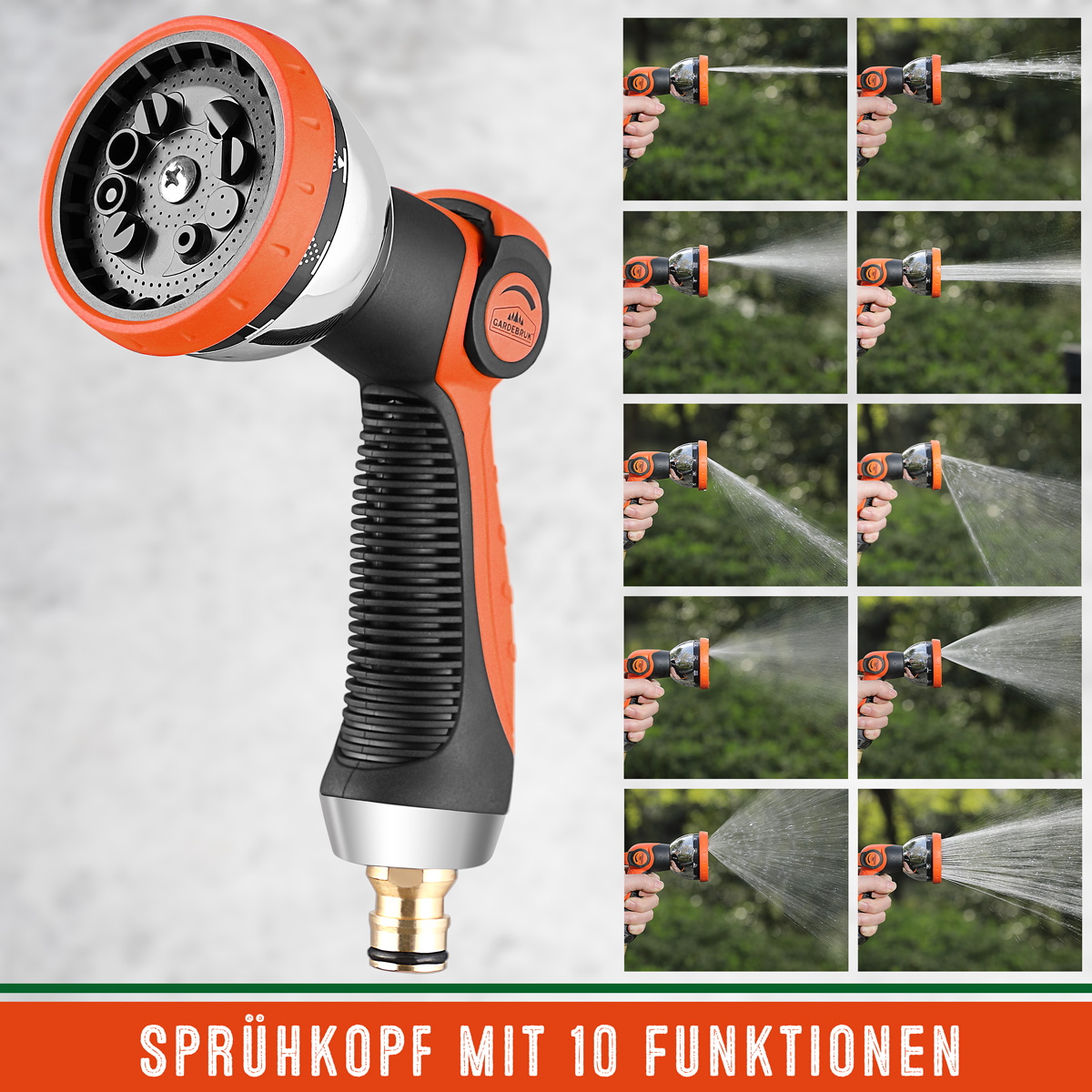 Tubo per irrigazione verde 30 m flessibile