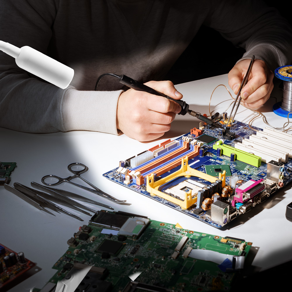 Lampada a Pinza LED USB Bianca