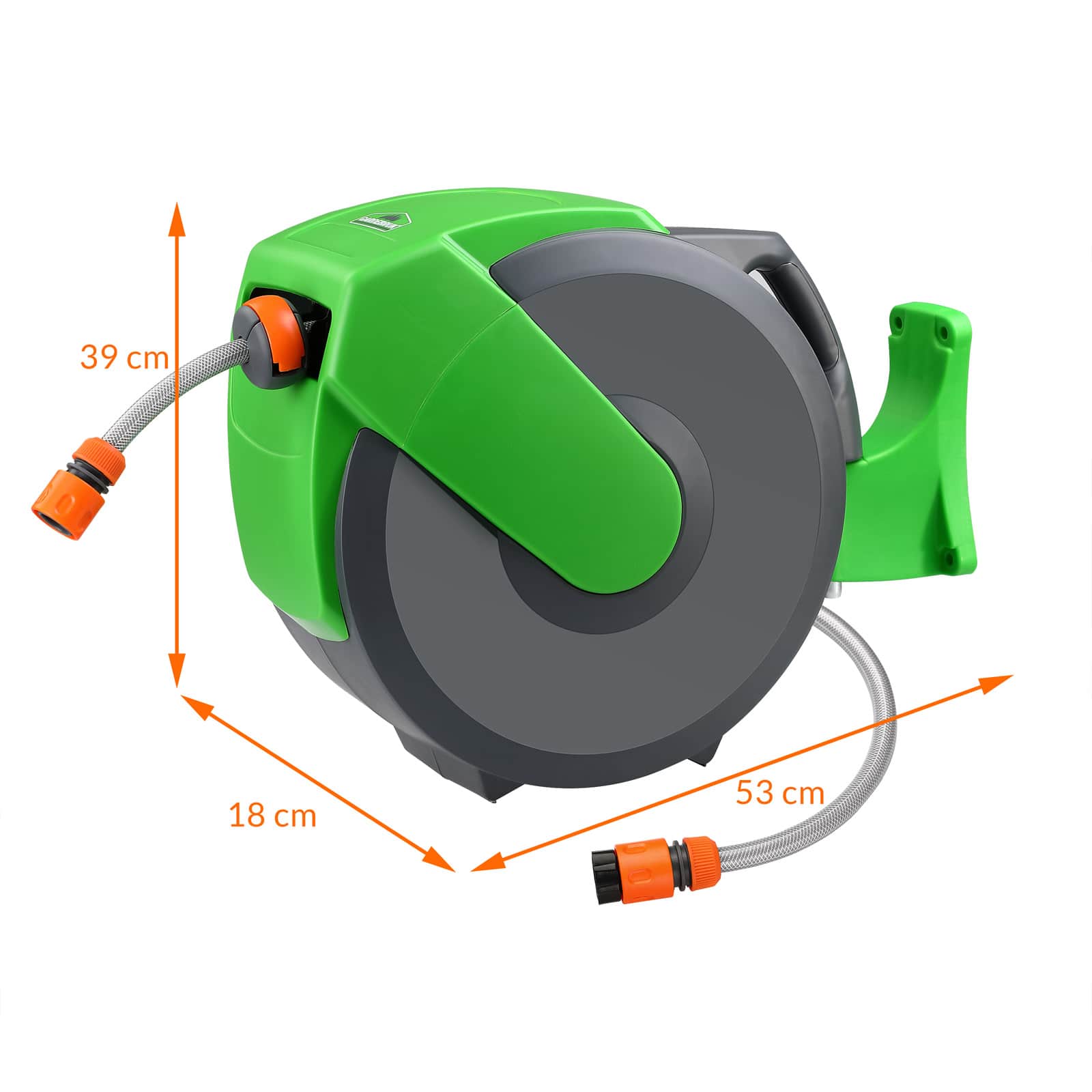 Avvolgitubo da Giardino Automatico 20m + 2m: Irrigazione e Molto Altro