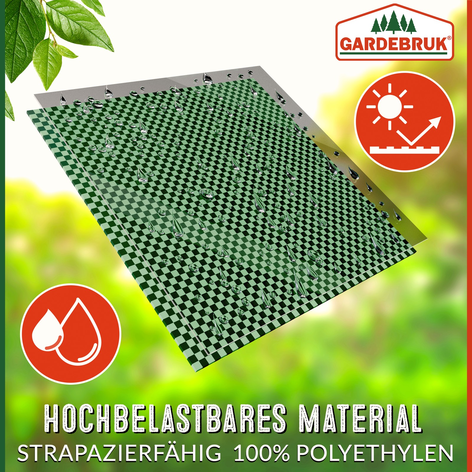 Set 4x Sacchi da giardino 500L