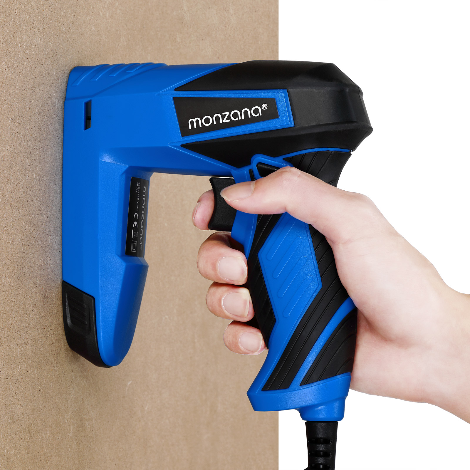 Pinzatrice Elettrica Chiodi e Graffette - 100 Chiodi + 400 Graffette