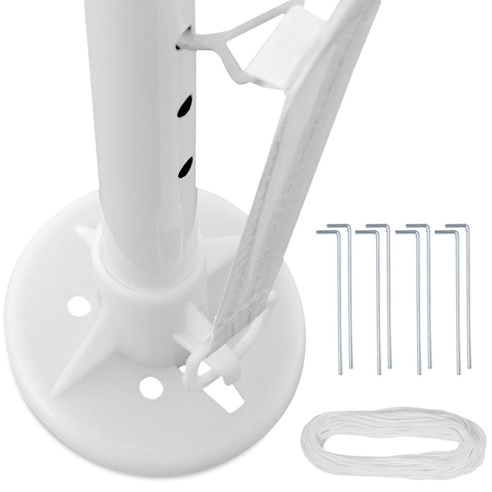 Gazebo da giardino New York bianco 3x3m