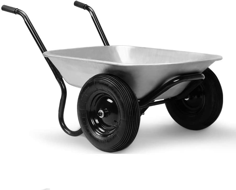 Carriola in Acciaio Zincato 150kg - 100L