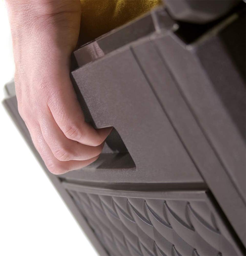 Baule da Giardino Brick Antracite 310L - Dimensioni 119x48x60cm